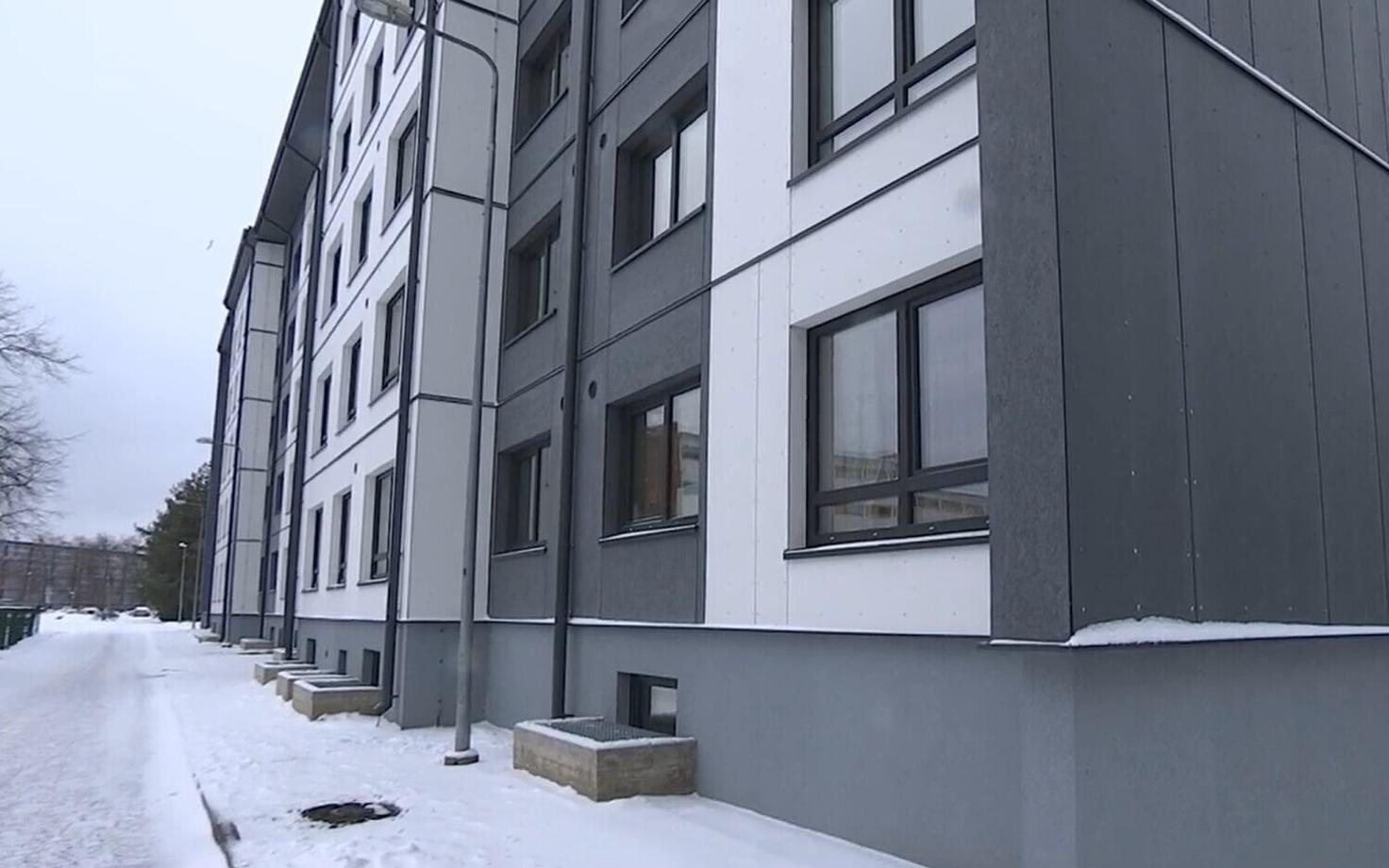 Общежитие в Мустамяэ реновировали по новой технологии.