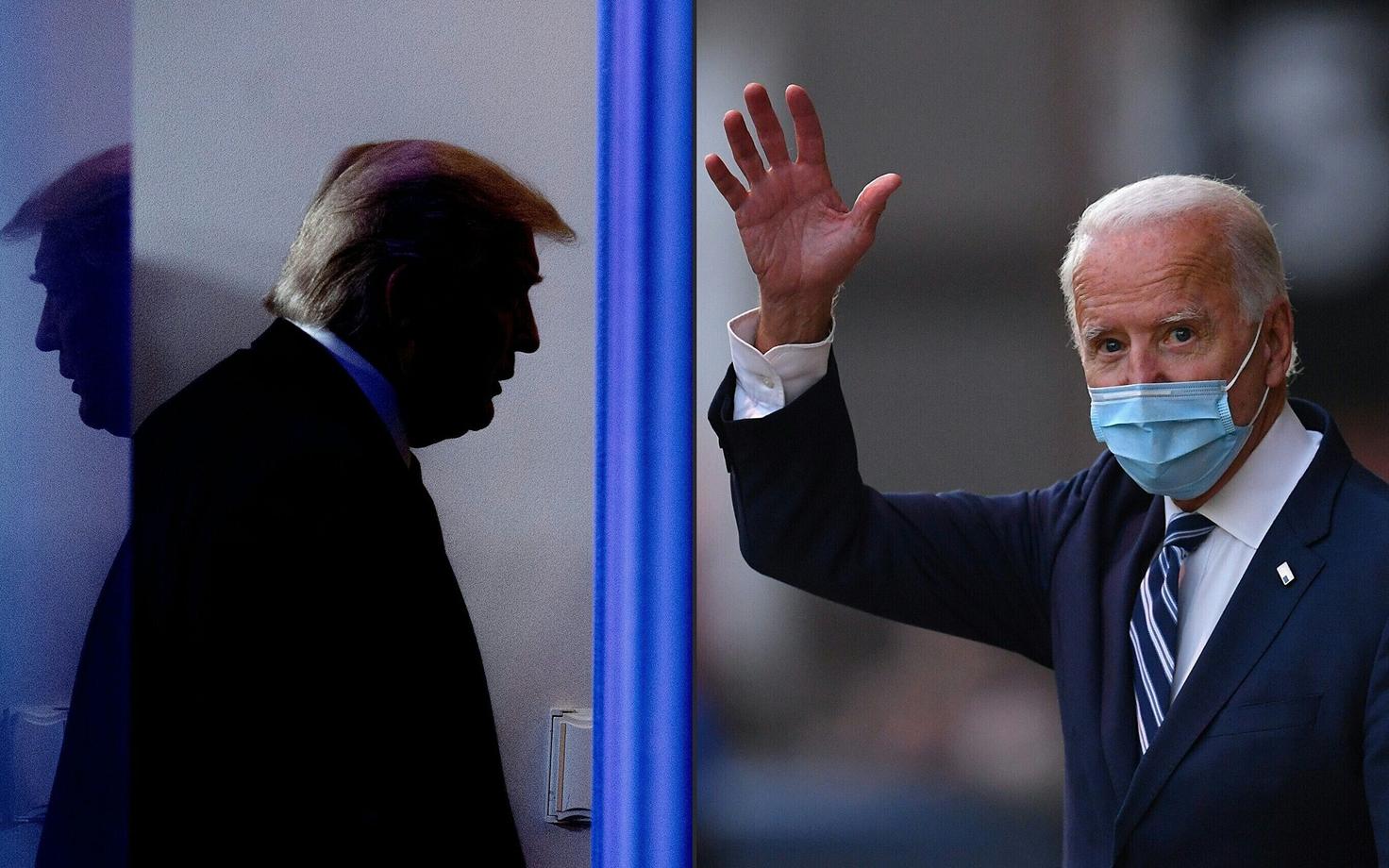 Donald Trump ja Joe Biden.