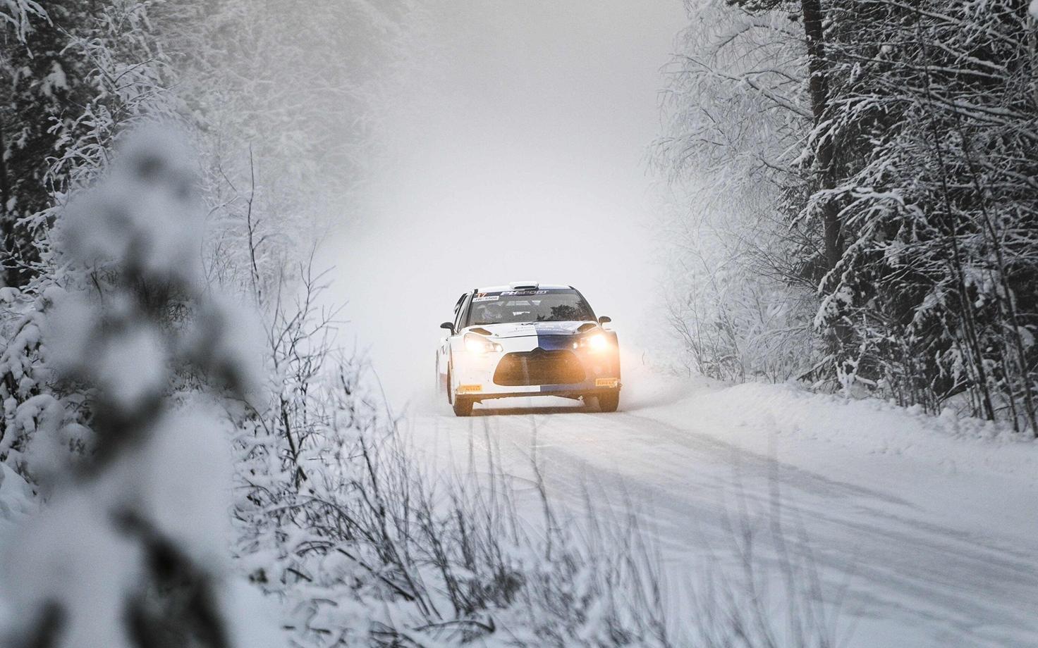 Valtteri Bottas Lapimaa rallil