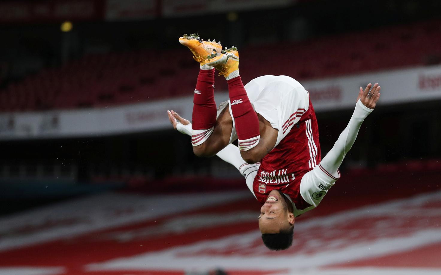 Arsenali eest kaks väravat löönud Pierre-Emerick Aubameyang