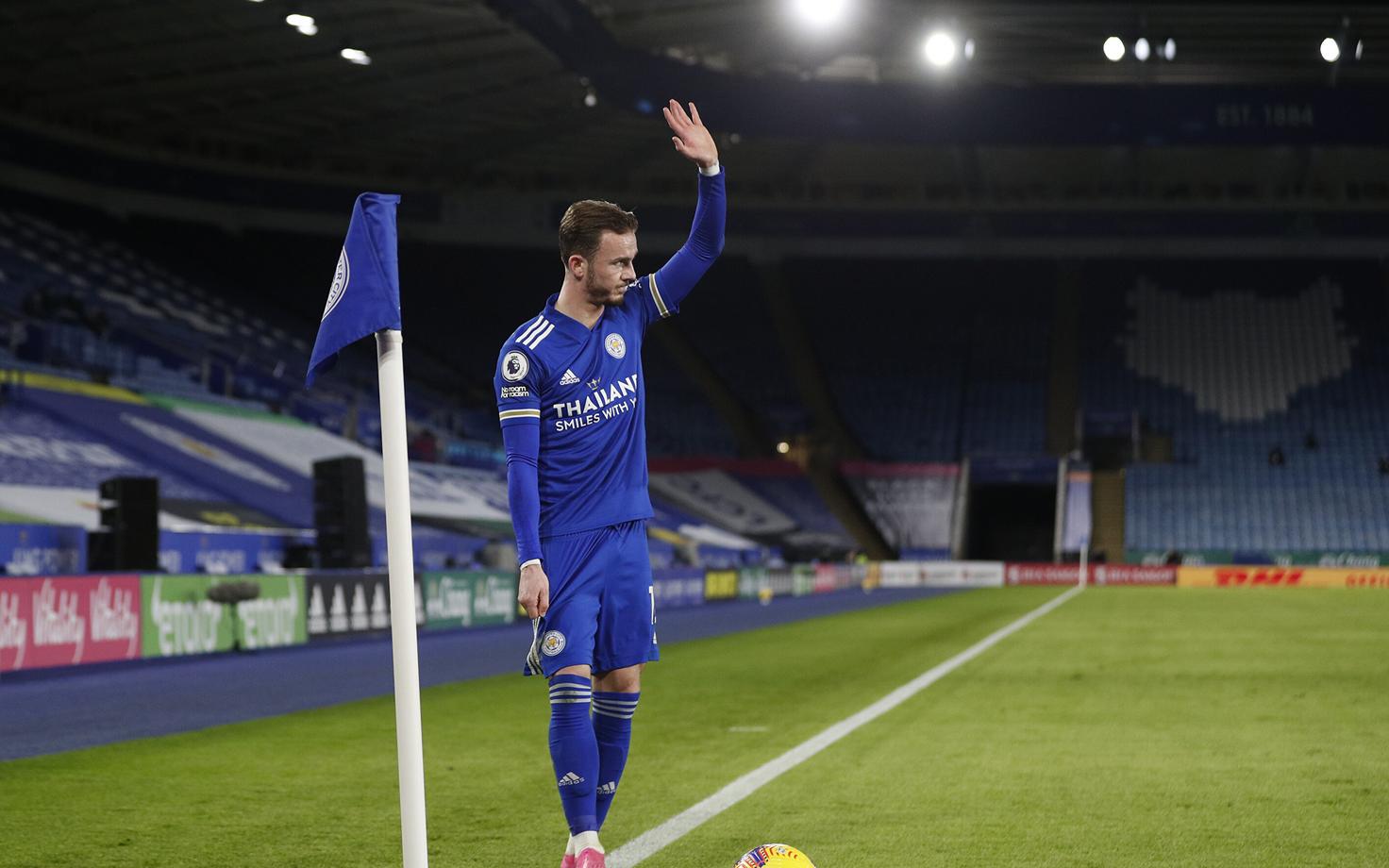 James Maddison lõi Leicester City eest kohtumise teise värava