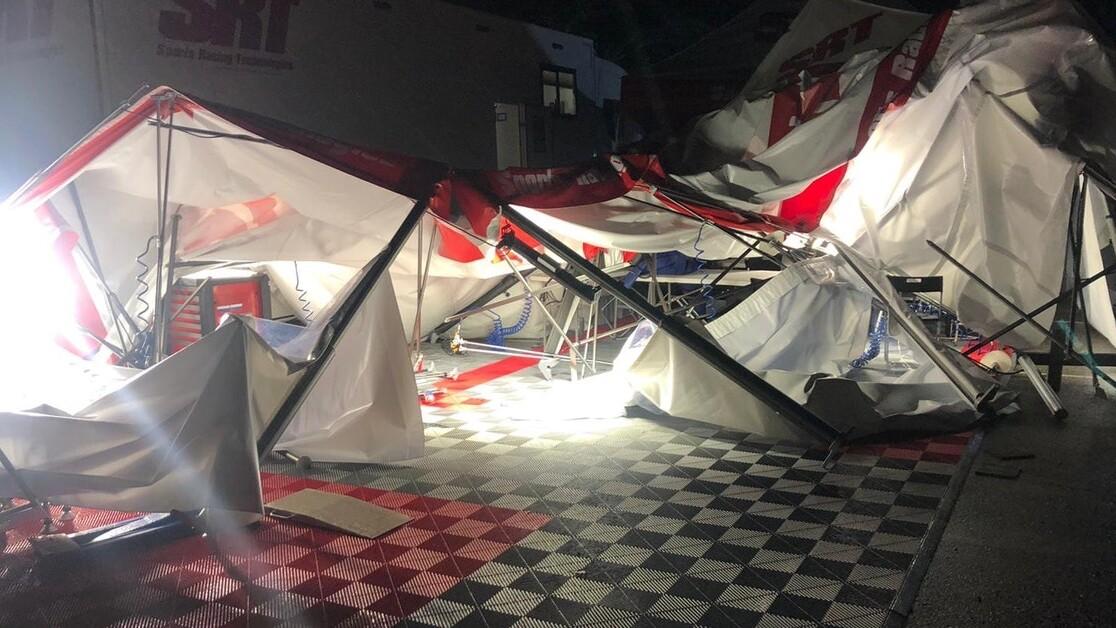Torm räsis öösel Gapi ralliparki