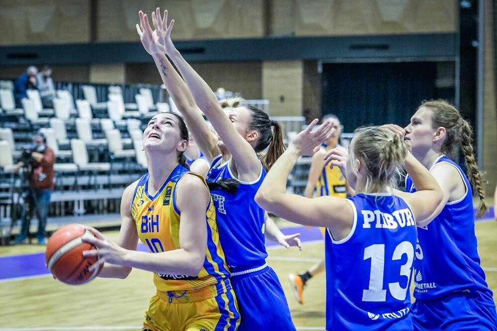 Eesti korvpallinaiskond mängus Bosnia ja Hertsegoviinaga