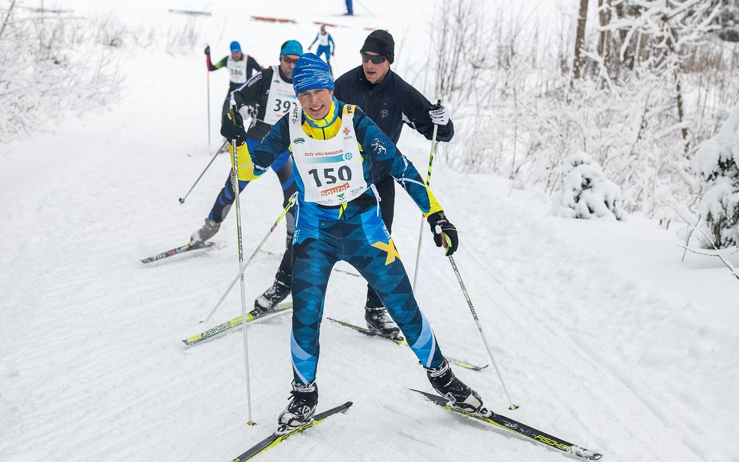 President Kersti Kaljulaid Viru suusamaratonil