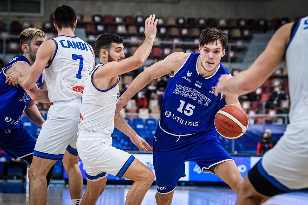 Maik-Kalev Kotsar EM-valimängus Itaalia vastu