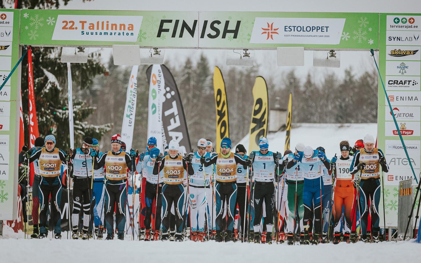 22. Tallinna suusamaratoni start