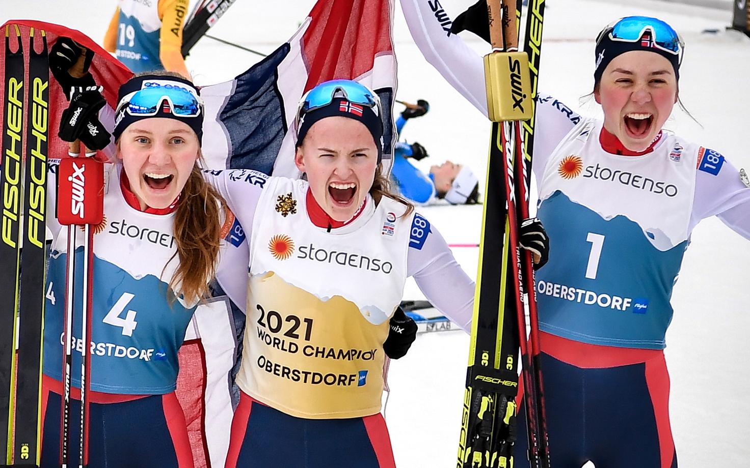 Marte Leinan Lund, Gyda Westvold Hansen ja Mari Leinan Lund