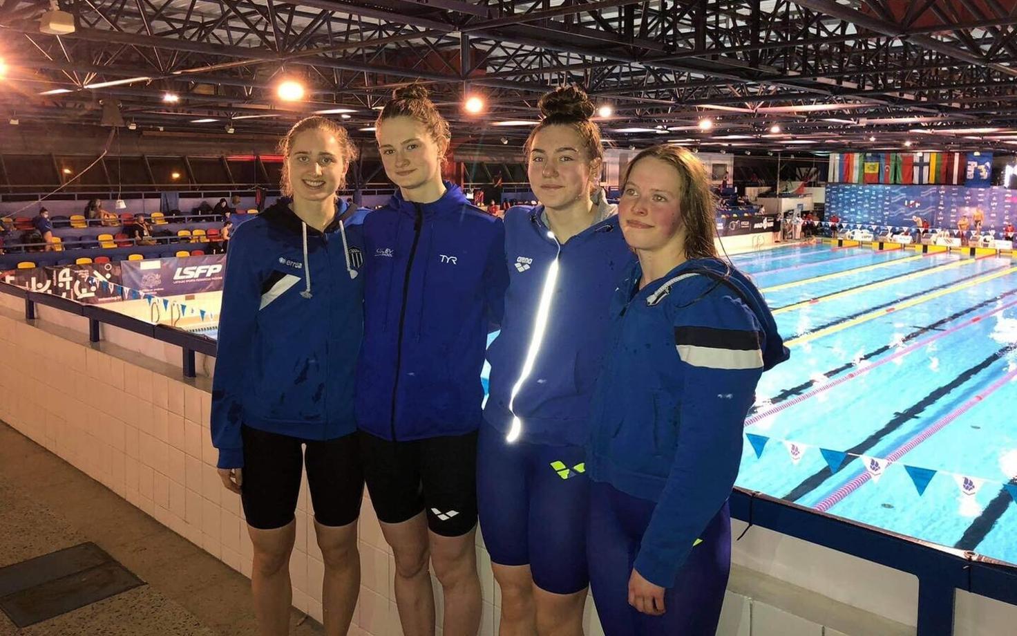 Aleksa Gold, Eneli Jefimova, Aurelia Roos ja Marie Toompuu