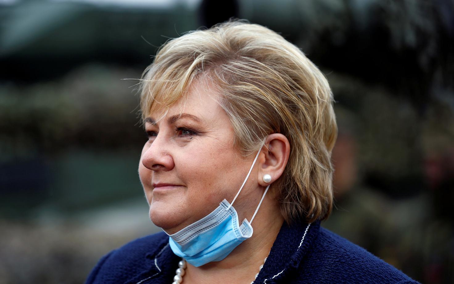Erna Solberg.