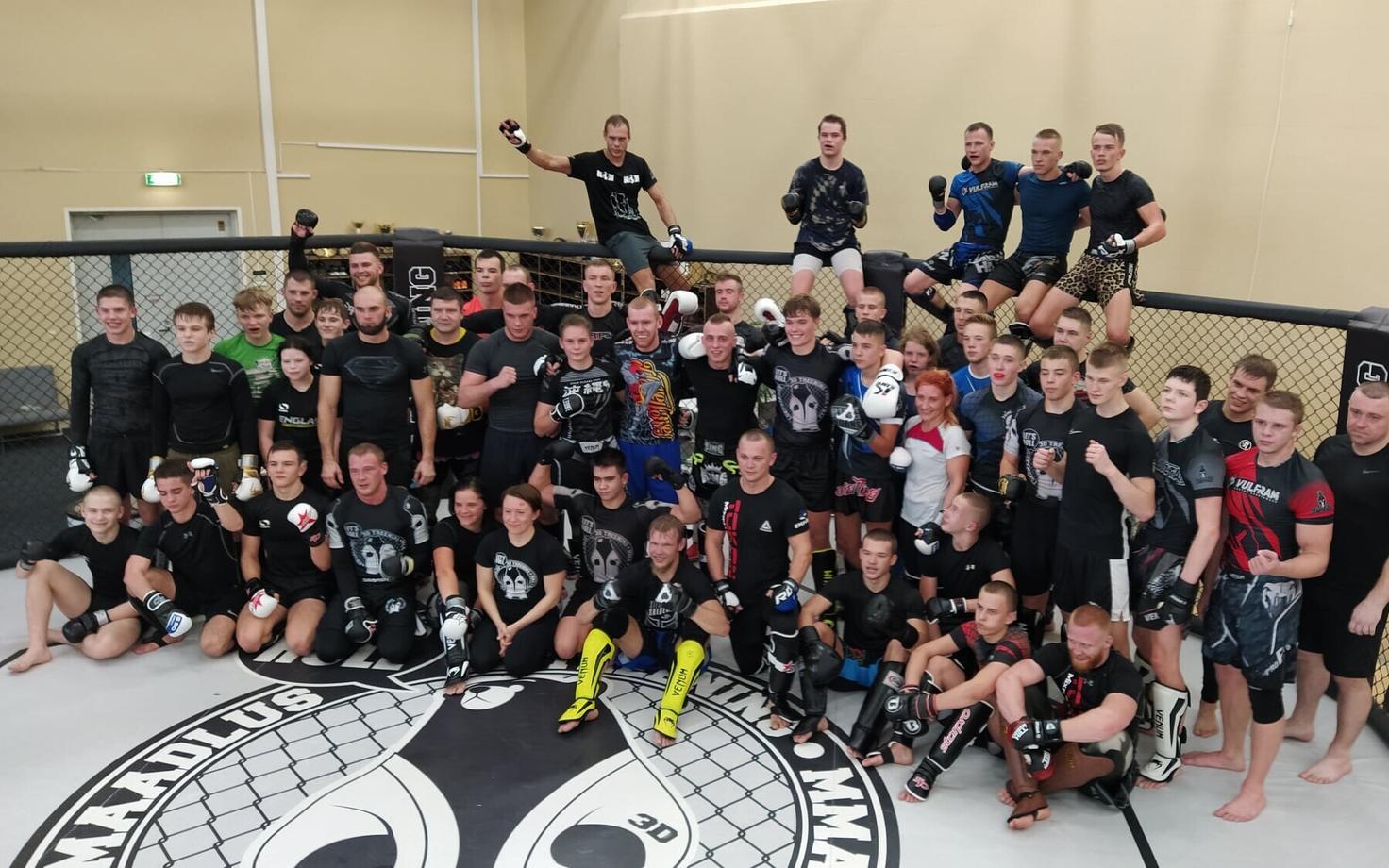 Eesti vabavõitlusklubide sportlaste ühine sparringupäev Tallinnas 2020. aastal