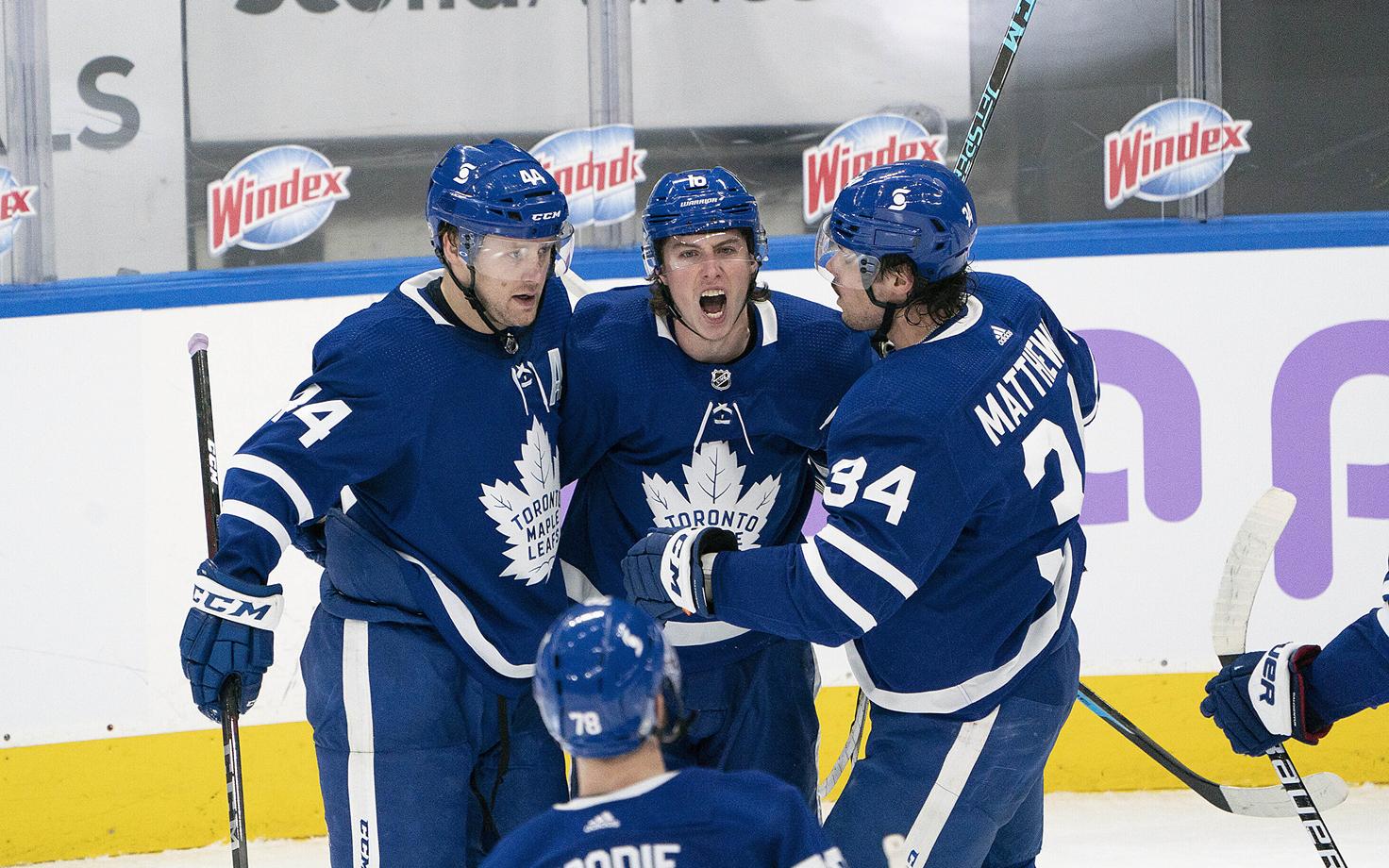Auston Matthews tõi kübaratrikiga Torontole kuuenda järjestikuse võidu