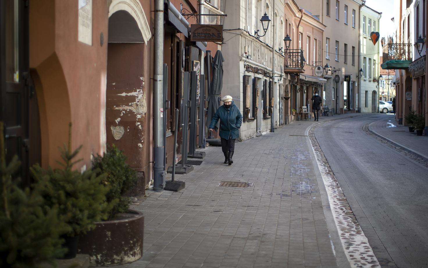 Pensionär Vilniuses.