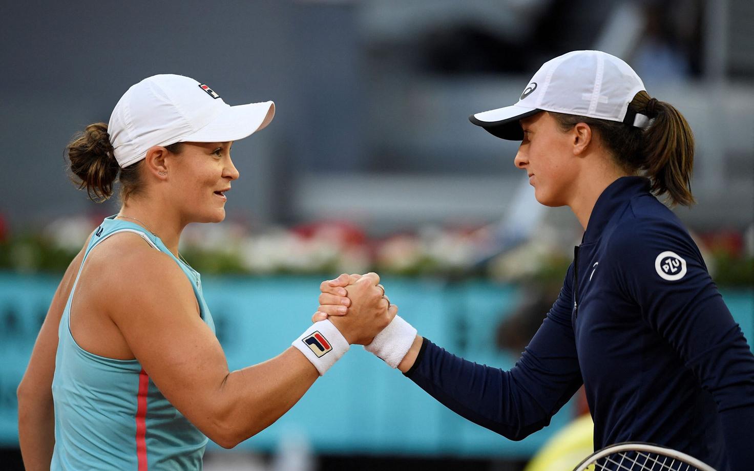 Ashleigh Barty ja Iga Swiatek