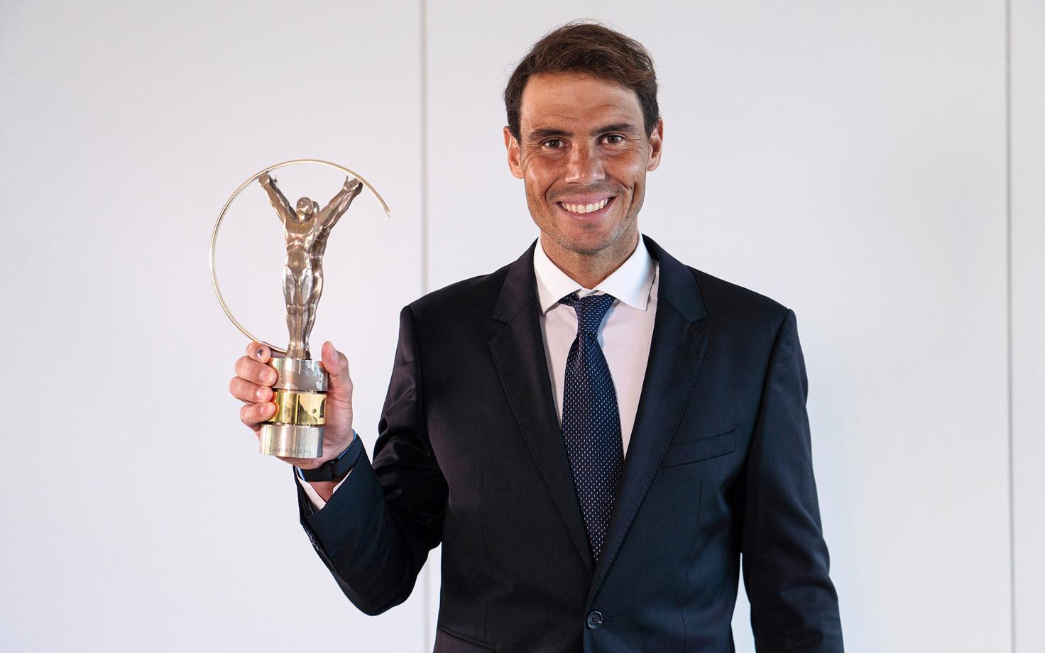 Laureuse aasta meessportlaseks valitud Rafael Nadal.