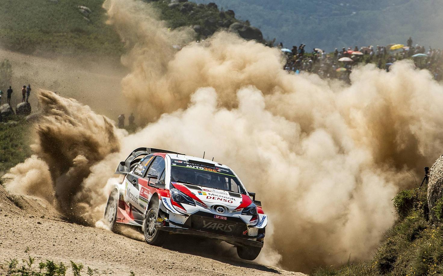 Ott Tänak - Martin Järveoja 2019. aasta Portugali rallil.