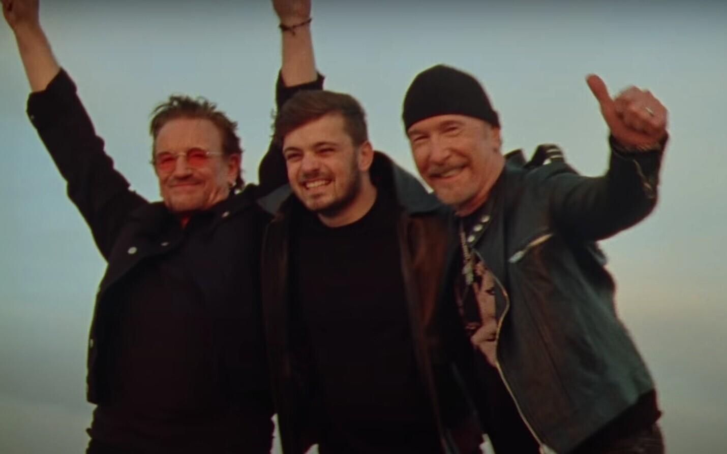 Bono, Martin Garrix and The Edge