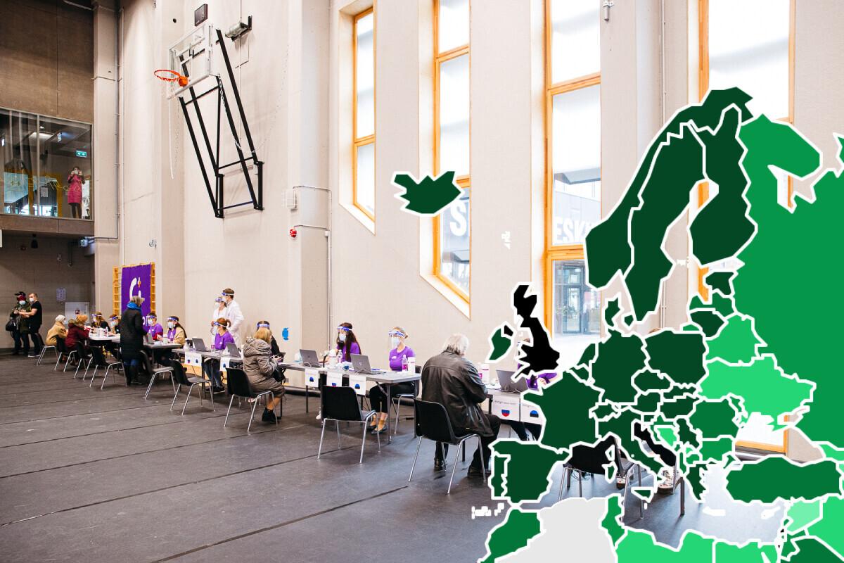 Baltimaadest on jõudnud kõige suurema osa oma elanikkonnast hõlmata Leedu.