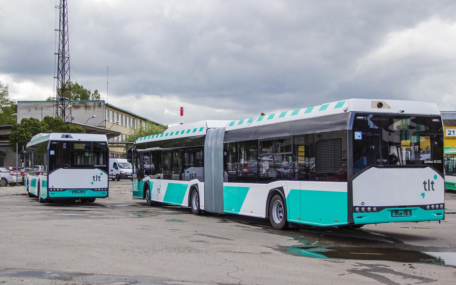 В 2022 году в Таллинне будет 350 газовых автобусов.