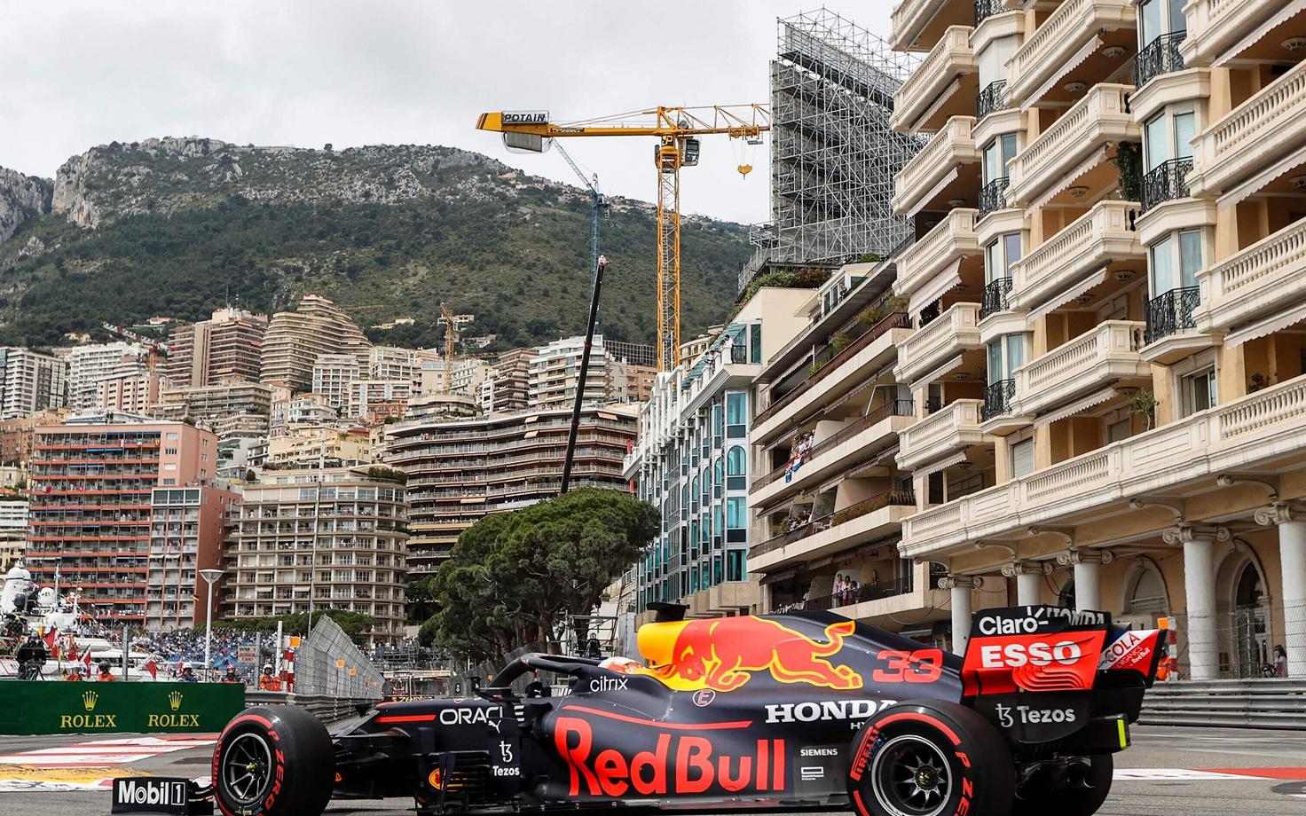 Max Verstappen Monaco vabatreeningul