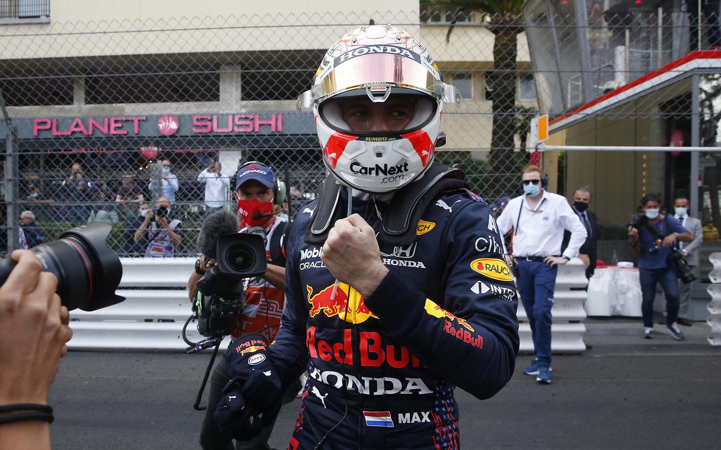 Max Verstappen pärast karjääri esimest Monaco etapi võitu
