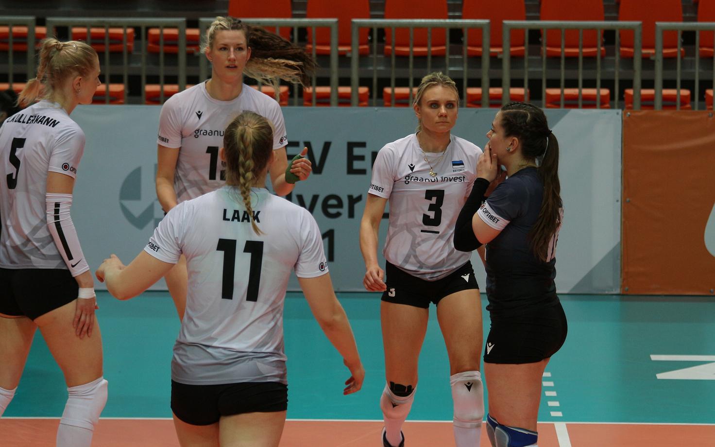Eesti naiste võrkpallikoondis mängus Bosnia ja Hertsegoviina vastu