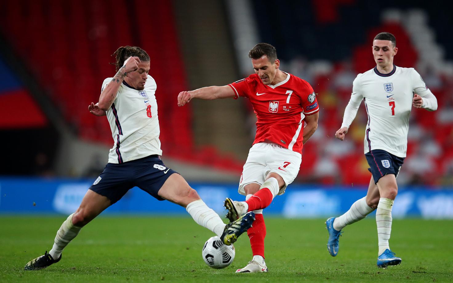 Arkadiusz Milik mängus Inglismaa vastu