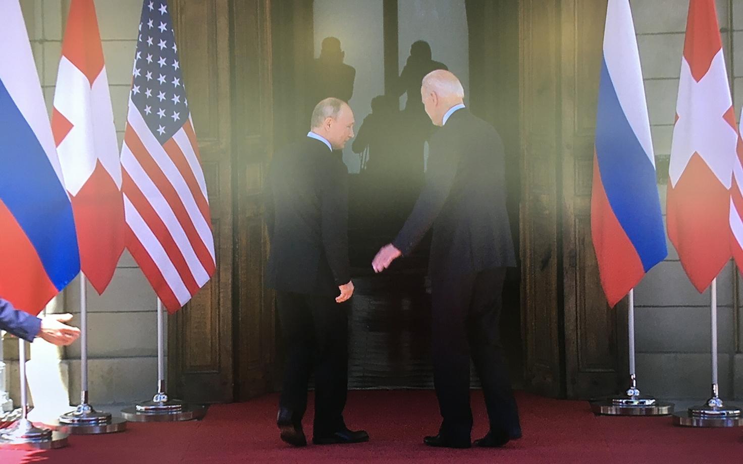 Vladimir Putin ja Joe Biden Genfis,