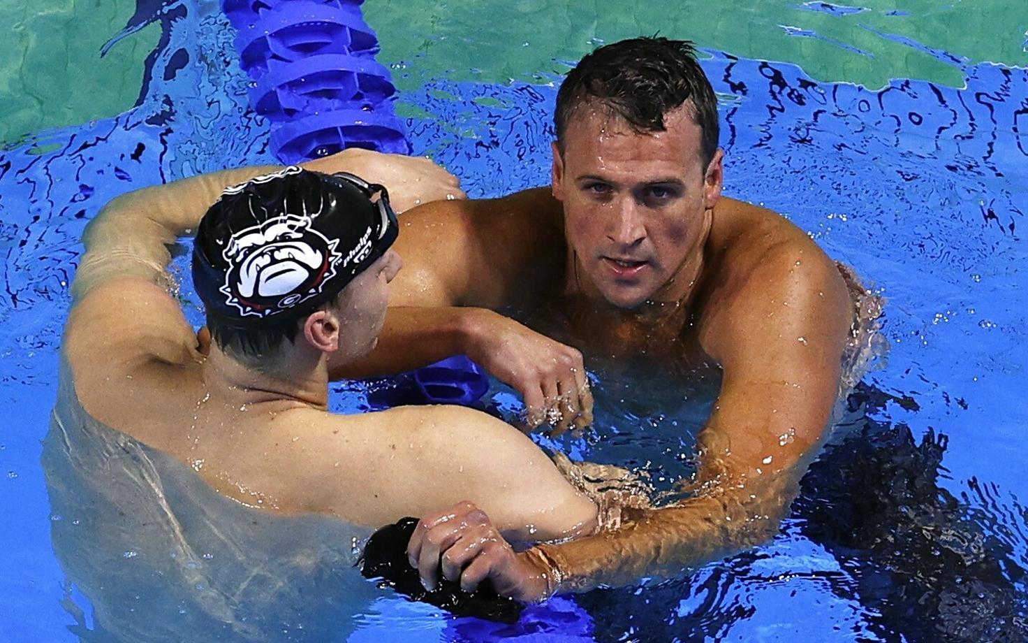 Ryan Lochte Tokyo olümpia katsevõistlusel