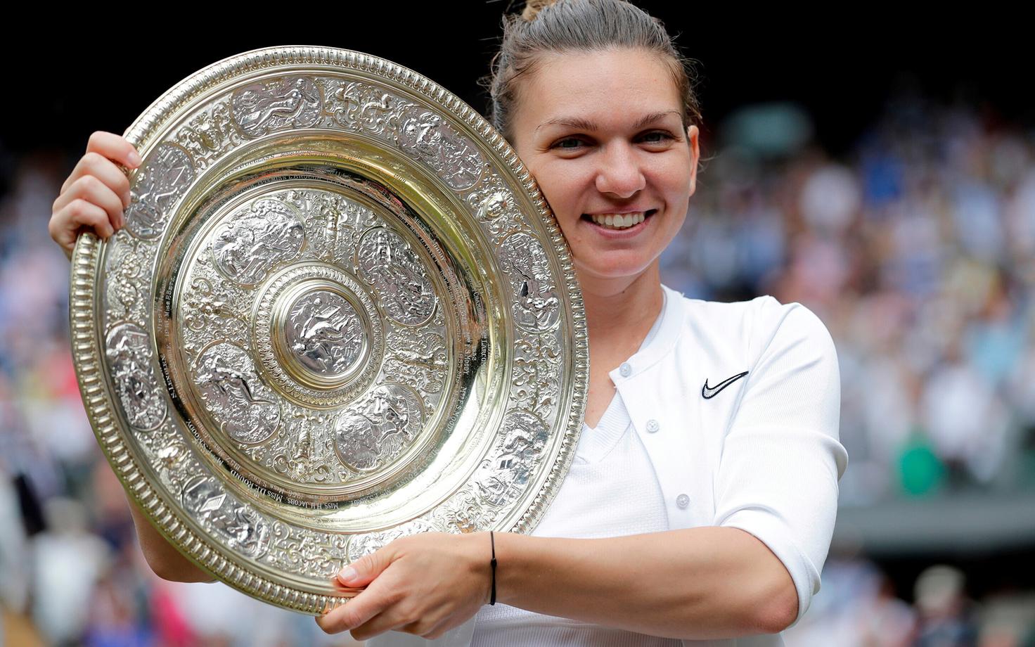 Simona Halep 2019. aasta Wimbledoni võitjana