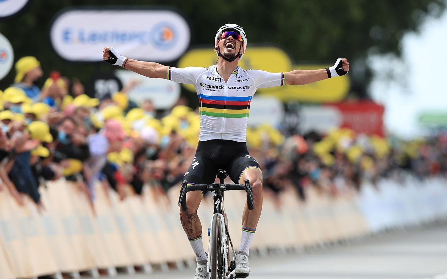 Julian Alaphilippe alustas kodumaa teedel toimuvat velotuuri võidukalt