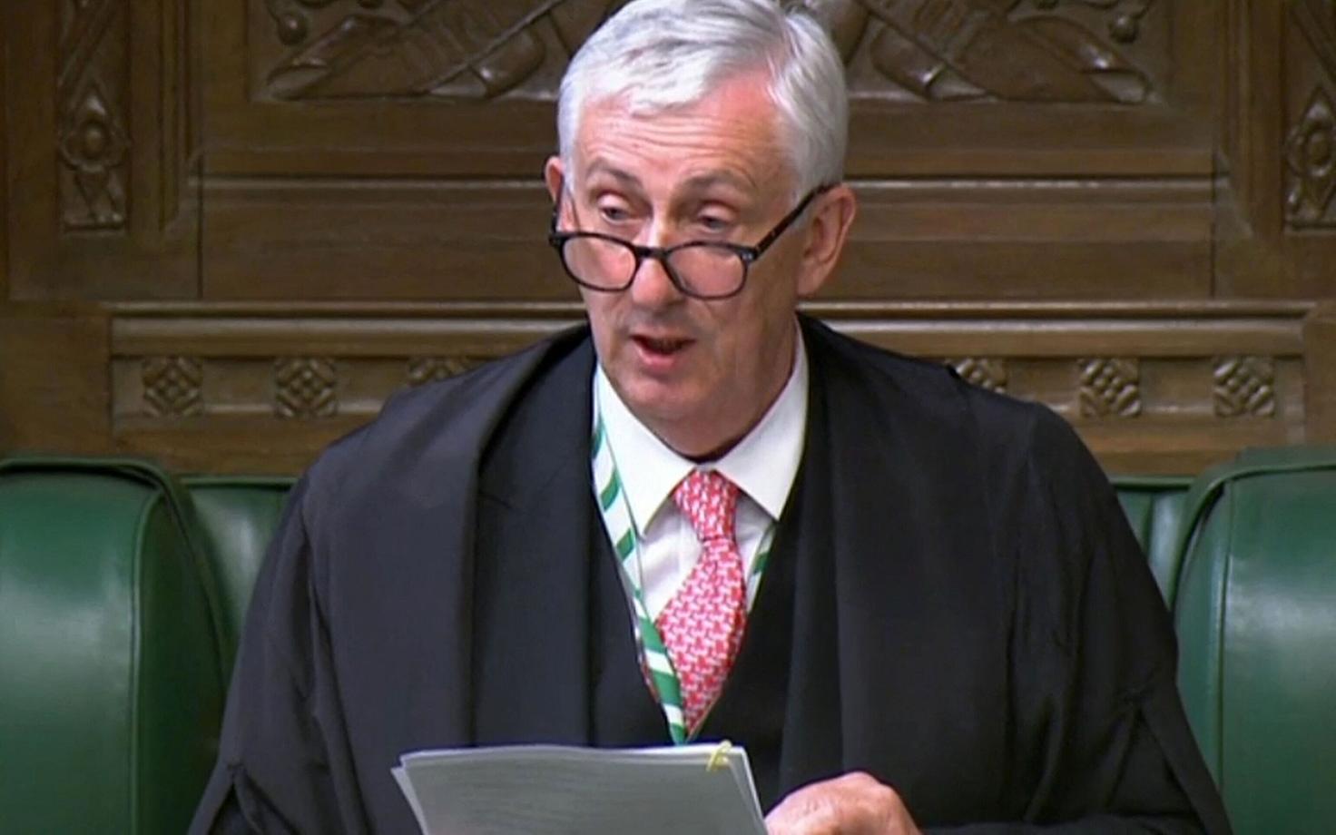Suurbritannia parlamendi spiiker Lindsay Hoyle