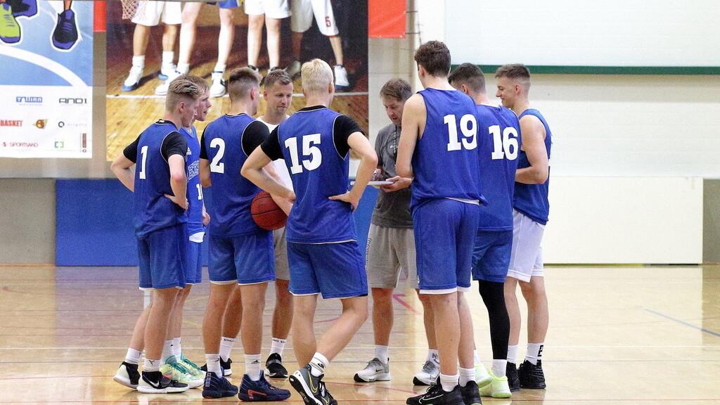 Eesti U-20 noormeeste korvpallikoondise treening