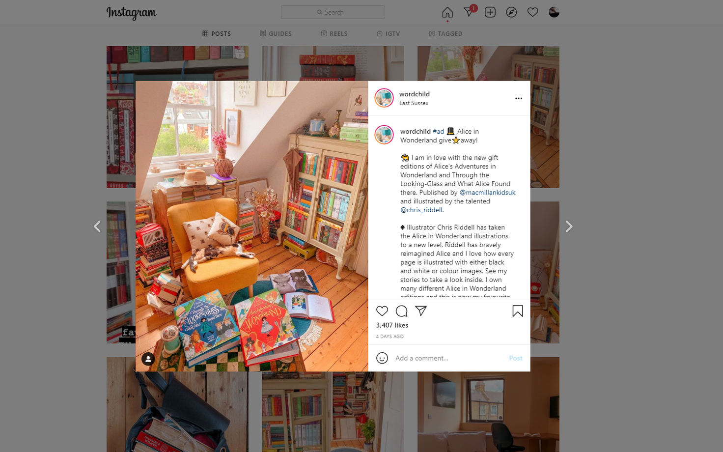 Eesti tuntuim bookstagrammer Triin Vihur elab Inglismaal ja kirjutab inglise keeles. Tema kontol on üle 96 000 jälgija.