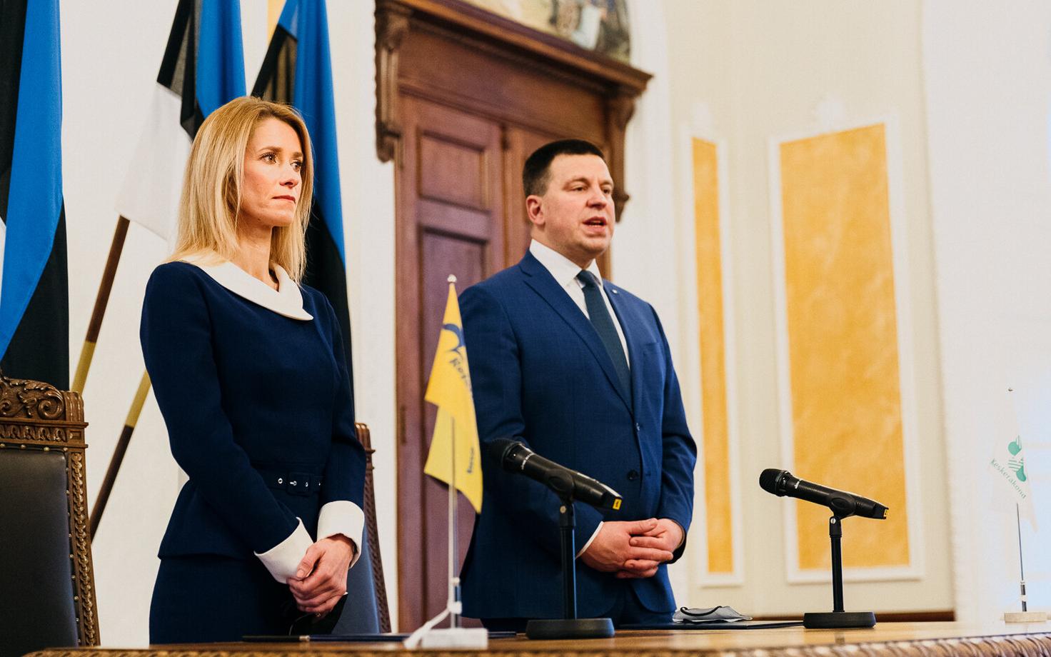 Reformierakonna esimees Kaja Kallas ja Keskerakonna esimees Jüri Ratas.