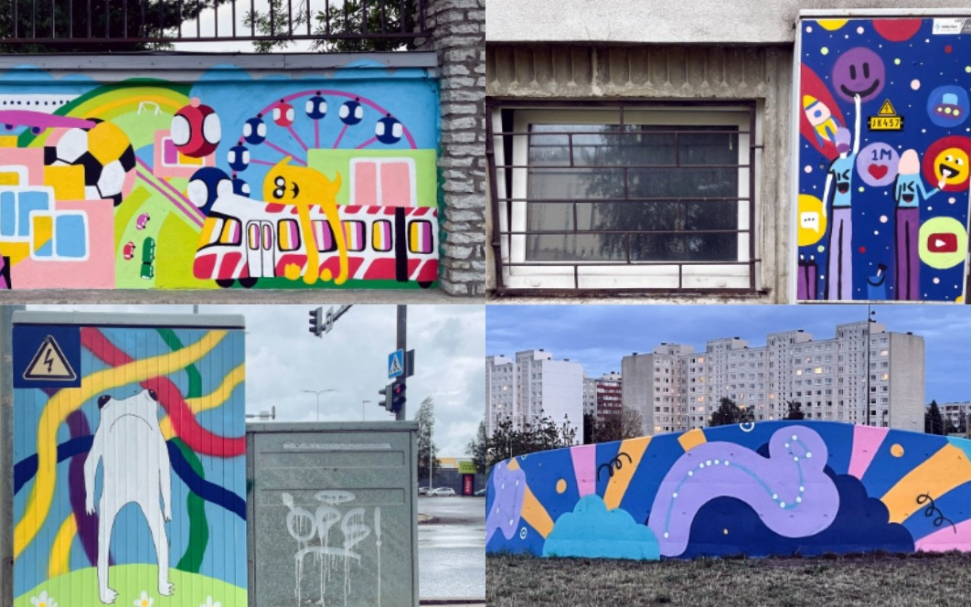 Молодежный арт-надзор в Ласнамяэ.