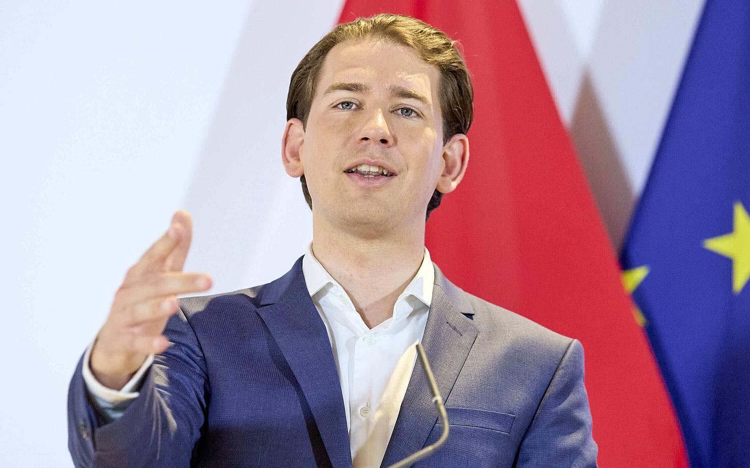 Austria kantsler Sebastian Kurz