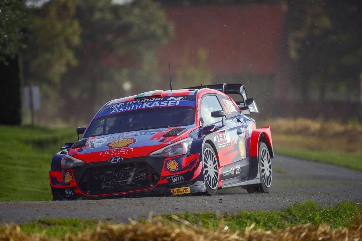 Craig Breen (Hyundai) Belgia rallil.