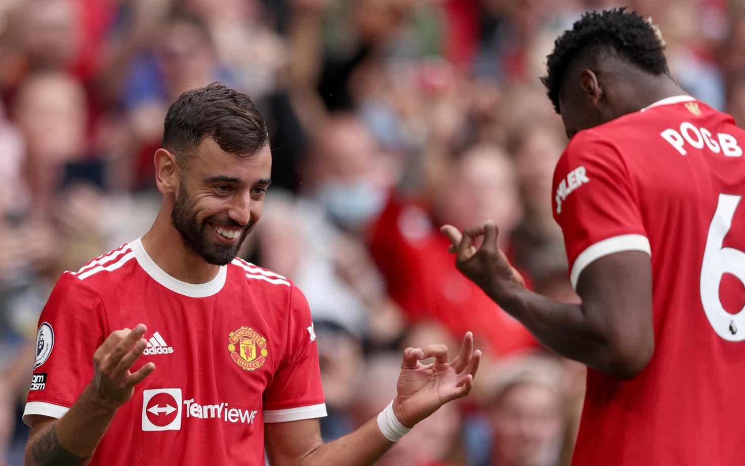 Bruno Fernandes ja Paul Pogba