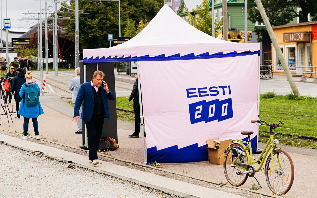 Eesti 200 kampaaniatelk KOV valimistel.