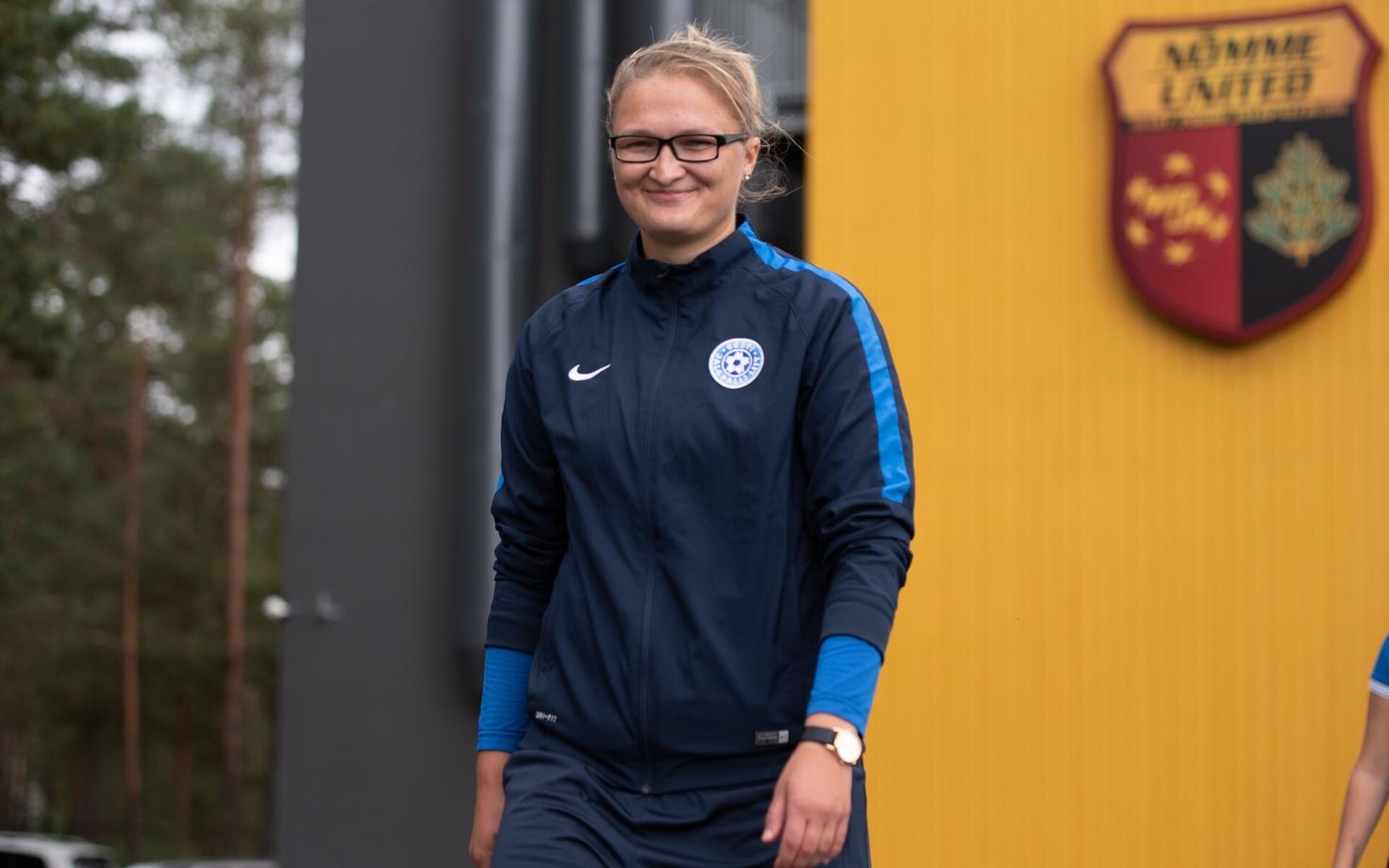 U-17 koondise peatreener Aleksandra Ševoldajeva.