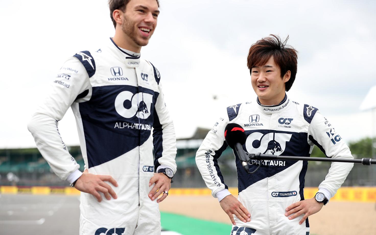Pierre Gasly ja Yuki Tsunoda