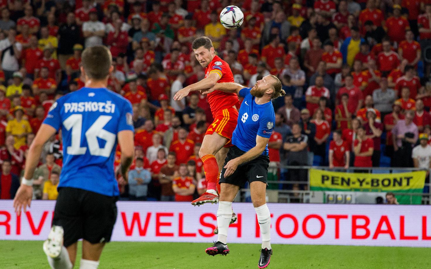 Jalgpalli MM-valikmäng: Wales - Eesti