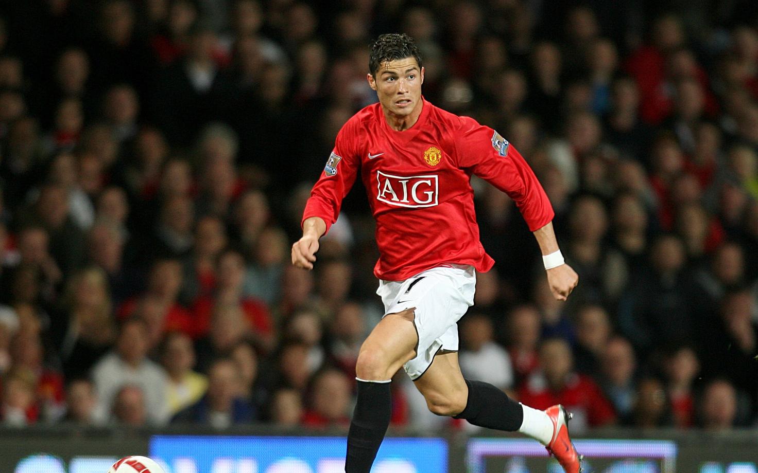 Cristiano Ronaldo 2009. aastal Manchester Unitedi ridades.