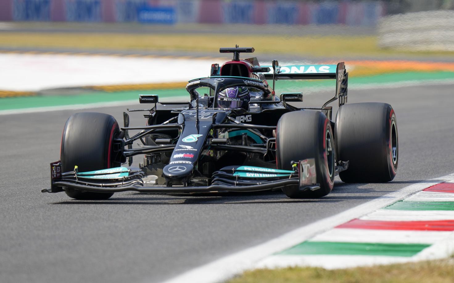 Lewis Hamilton (Mercedes) Itaalia GP-l.