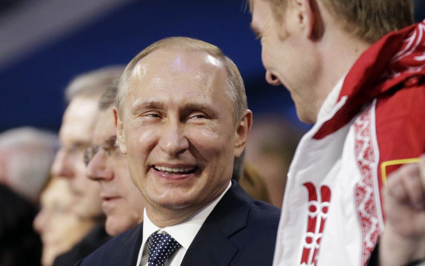 Vladimir Putin 2014. aasta Sotši taliolümpial