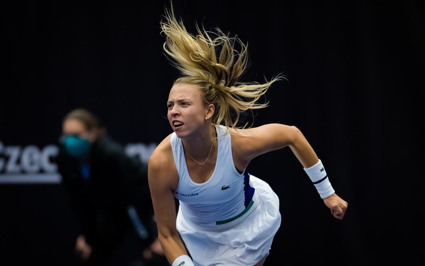 Anett Kontaveit 2020. aasta Ostrava turniiril.