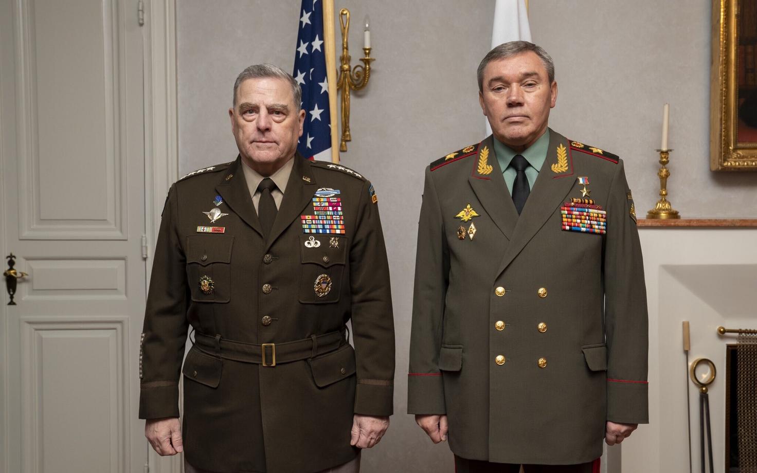 Марк Милли и Валерий Герасимов на встрече в Хельсинки.