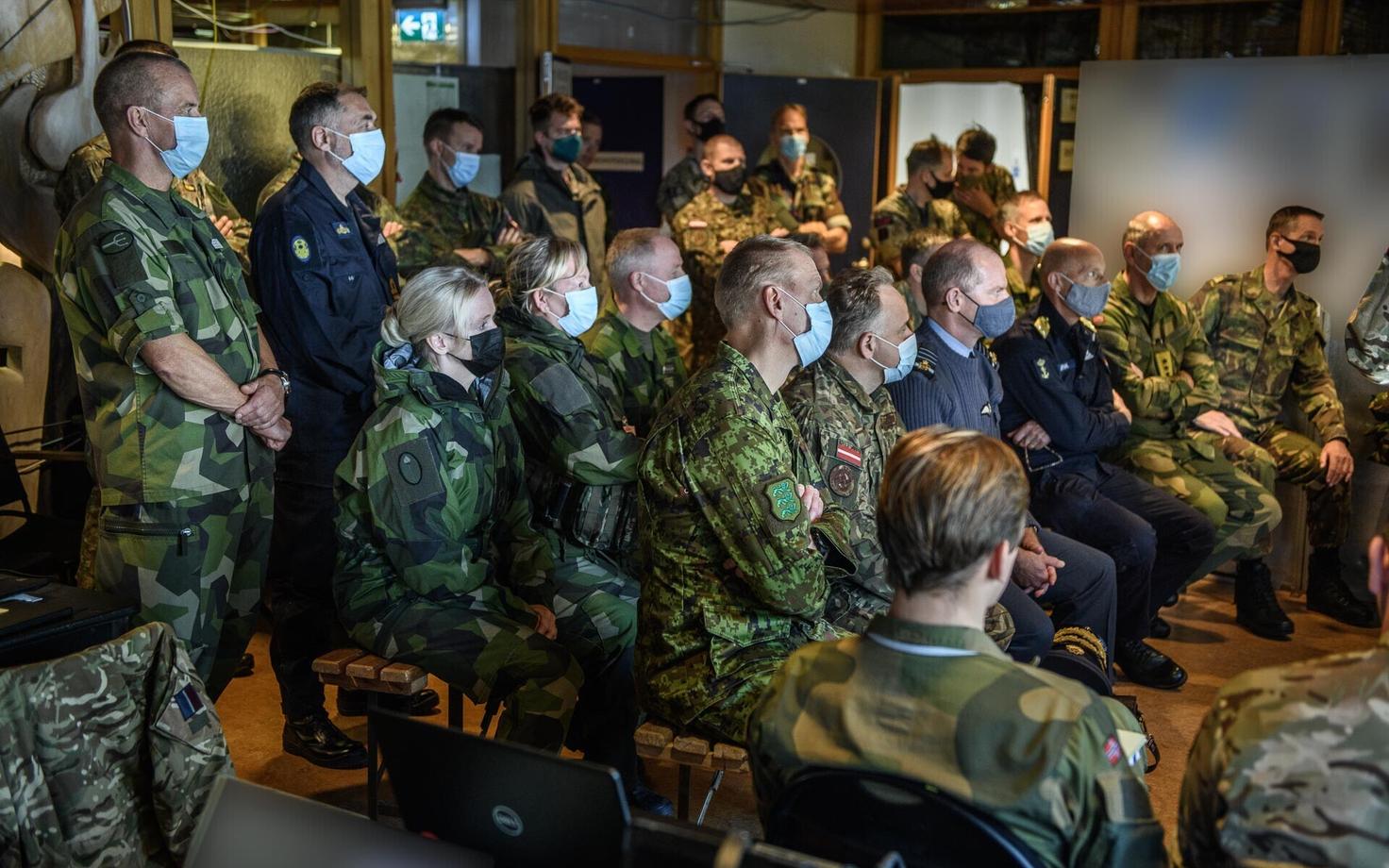 Эстонские военные поучаствовали в международных учениях.