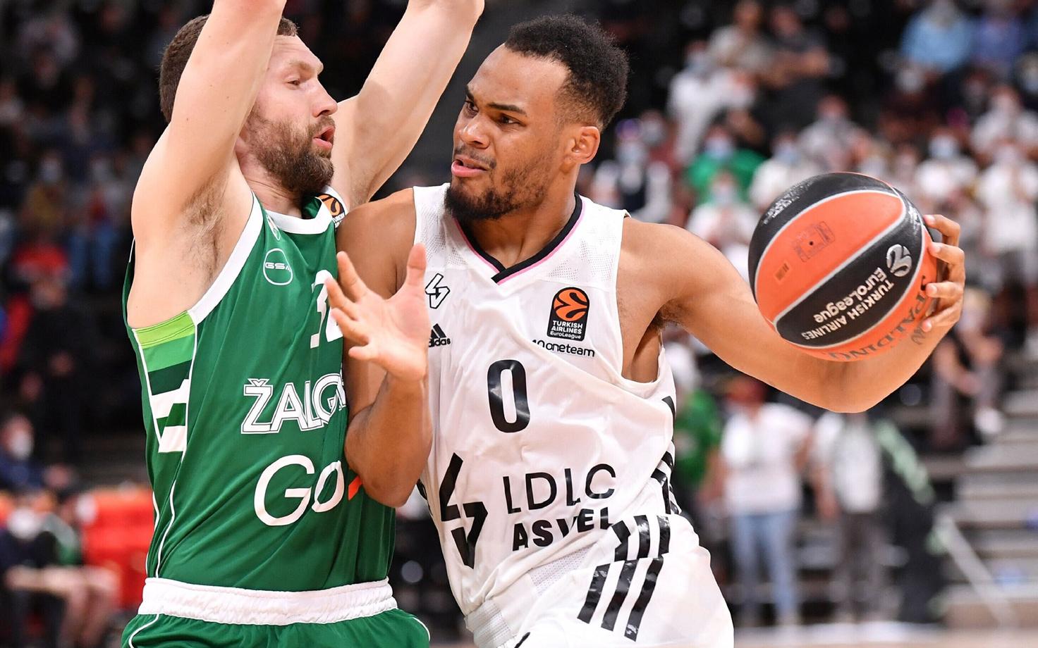 Janis Strelnieks (Žalgiris) - Elie Okobo (ASVEL)