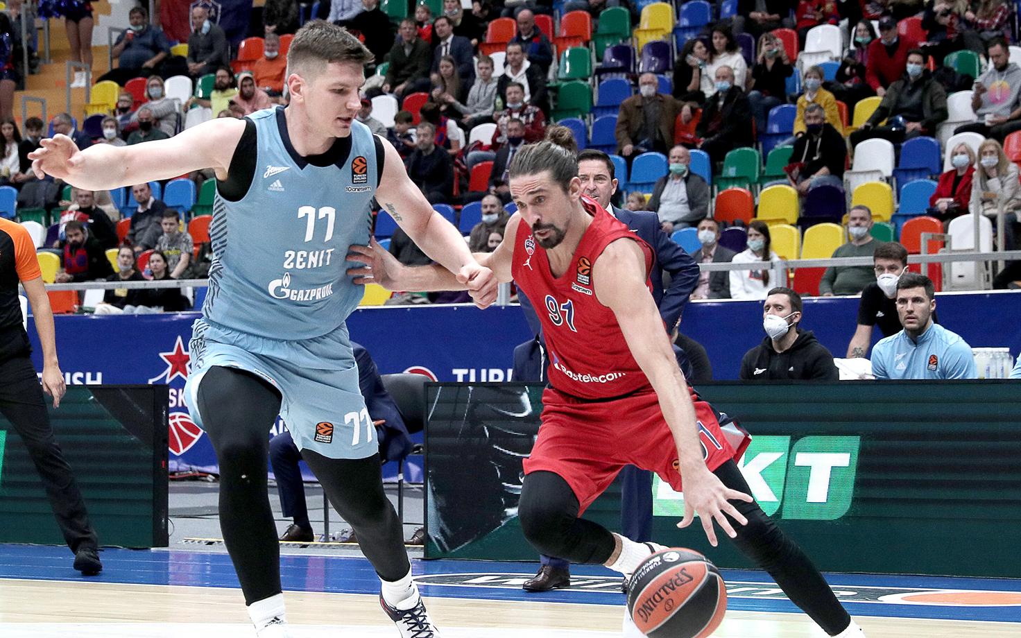 Moskva CSKA - Peterburi Zeniti kohtumine